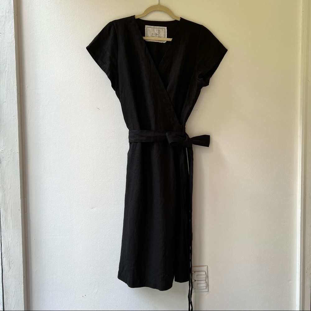 Notperfectlinen CANNES wrap dress